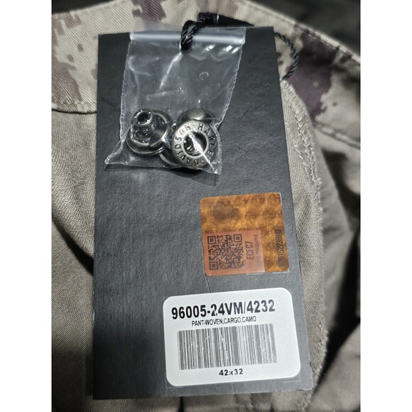 New Harley Davidson Trooper Camo Cargo Woven Pants Jeans Men’s Size 42x32 - Picture 6 of 7